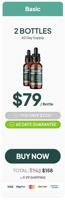 Order 1 bottle ViriFlow natural prostate supplement