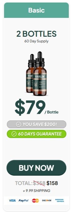 Buy 1 bottle ViriFlow prostate supplement